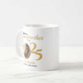 Trots Grootmoeder van een 2024 Afstuderen Foto & N Koffiemok (Voorkant links)