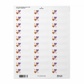 trots harten bg etiket (Full Sheet)