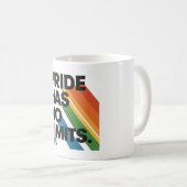 Trots Heeft Geen Grenzen | Disability Pride Month  Koffiemok (Voorkant rechts)