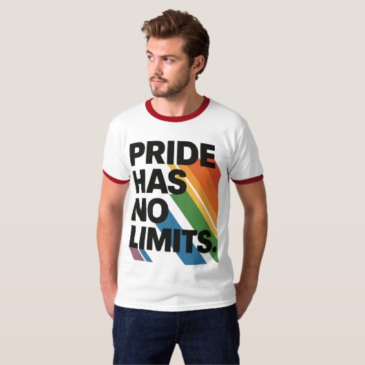 Trots Heeft Geen Grenzen | Disability Pride Month T-shirt (Voorkant volledig)
