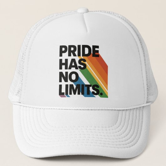 Trots Heeft Geen Grenzen | Disability Pride Month Trucker Pet (Voorkant)