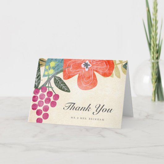 Trots Huwelijk Dank Je Kaart (Voorkant)