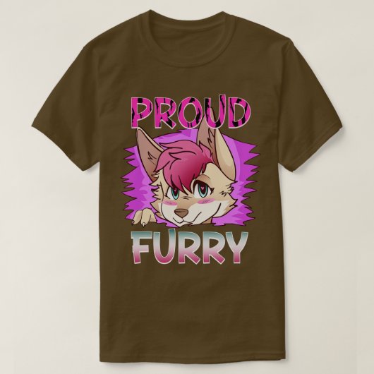 Trots I Furries Cosplay Fandom 15 T-shirt (Design voorkant)