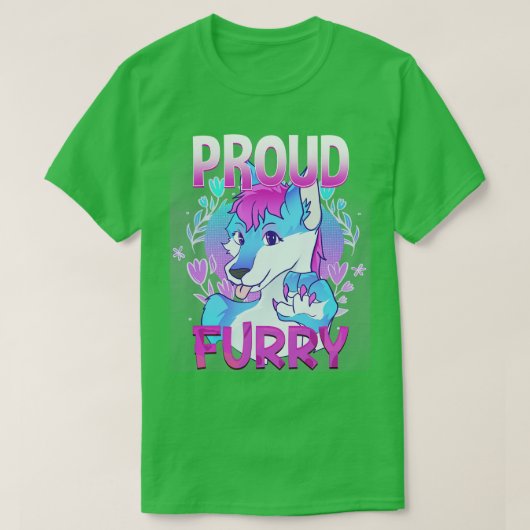 Trots I Furries Cosplay Fandom 3 T-shirt (Design voorkant)