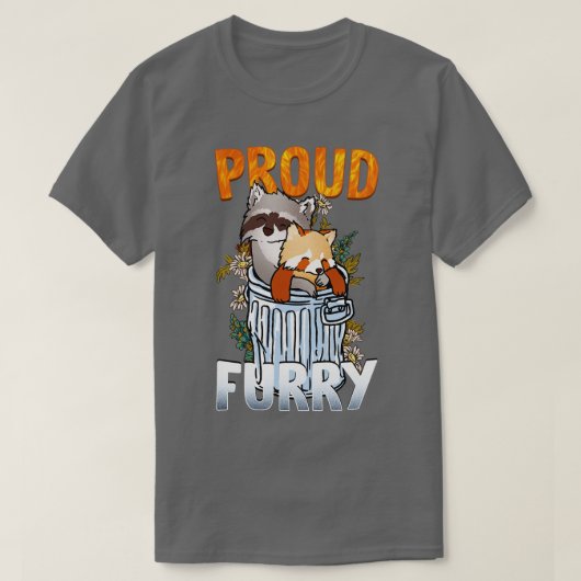 Trots I Furries Cosplay Fandom 4 T-shirt (Design voorkant)