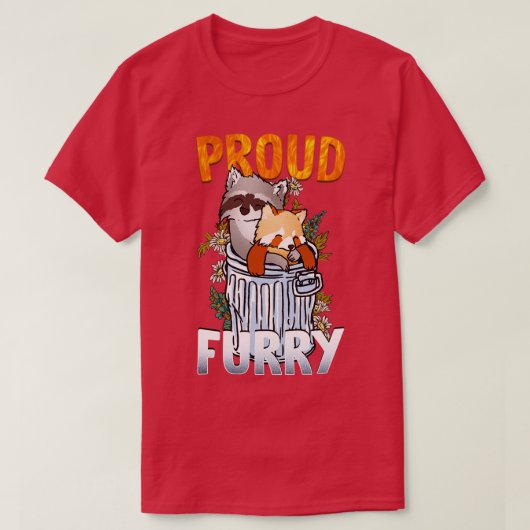 Trots I Furries Cosplay Fandom 4 T-shirt (Design voorkant)