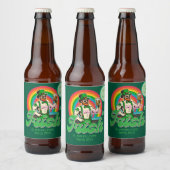 Trots & Iers St Patrick Custom LGBTQ+ Bier Etiket (Flessen)