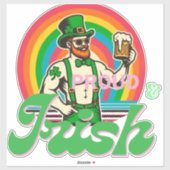 Trots & Iers St Patrick LGBTQ+ Sticker (Vel)