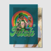 Trots & Iers St Patrick LGBTQ+ Vellum Uitnodigingen (Offset (Koppel))