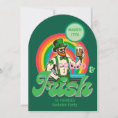 Trots & Iers St Patrick LGBTQ+ vrijgezellenfeest Kaart (Voorkant)
