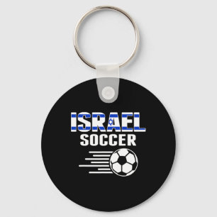 Trots Israël Voetbalfans Shirt - Steun Israël  Sleutelhanger