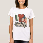 Trots Italiaans Amerikaans Shirt | Dubbele erfgoed (Voorkant)
