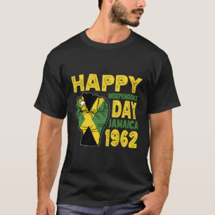 Trots Jamaicaans Happy Independence Day Jamaica 19 T-shirt