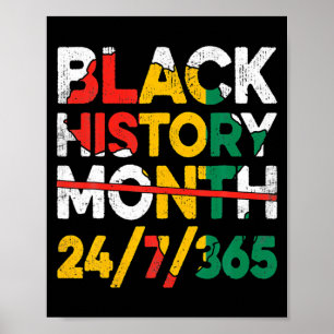 trots juneteenth zwarte geschiedenis maand 247365 poster