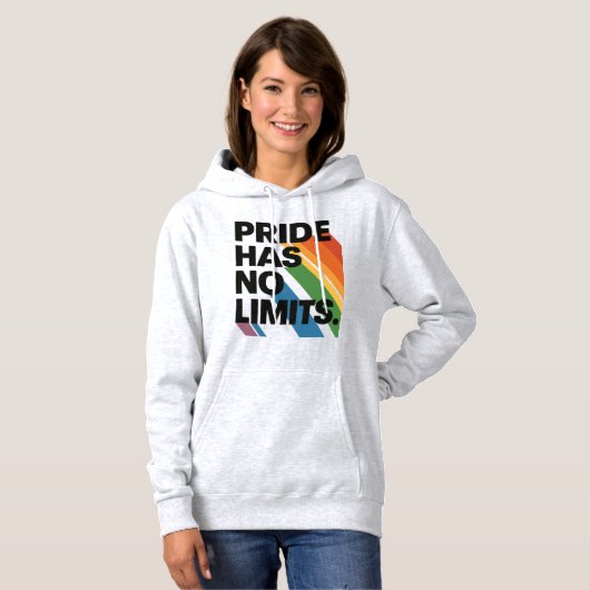 Trots kent geen grenzen | Disability Pride Month Hoodie (Voorkant volledig)