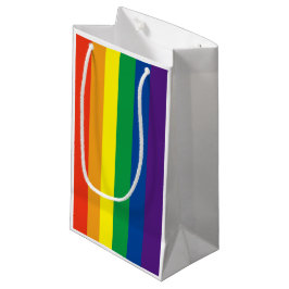 Trots kleuren regenboog cadeau tas klein cadeauzakje