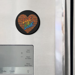 Trots Kleurrijke Liefde is Liefde Magneet