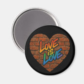 Trots Kleurrijke Liefde is Liefde Magneet (Voorkant / Achterkant)