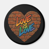 Trots Kleurrijke Liefde is Liefde Magneet (Voorkant)