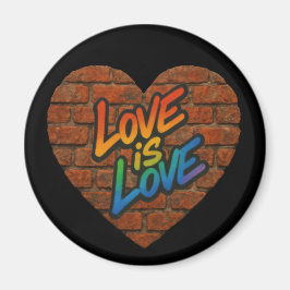 Trots Kleurrijke Liefde is Liefde Magneet