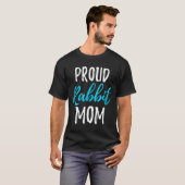 Trots konijn mam grappig konijn cadeau idee t-shirt (Voorkant volledig)