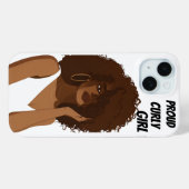 TROTS KRULLENMEISJE Case-Mate iPhone CASE (Achterkant (horizontaal))
