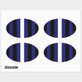 Trots leerdesign ovale sticker (Vel)