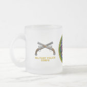 Trots Leger Militaire Politie Korps Matglas Koffiemok (Links)