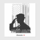 Trots leger sticker (Vel)