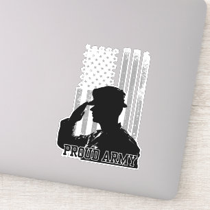 Trots leger sticker