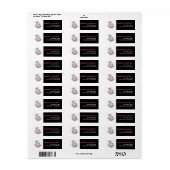 Trots leger Vrouw Terug Etiket (Full Sheet)