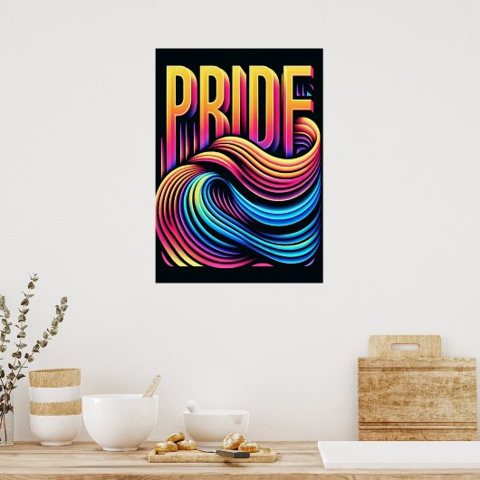 Trots - LGBTQ+ Viering Poster (Keuken)