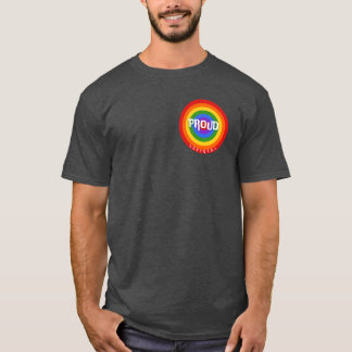 TROTS LGBTQIA kleurrijke regenboog gemeenschapsond T-shirt