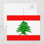 Trots Libanees - Trots Libanees te zijn - Libanon Briefkaart (Voorkant / Achterkant)