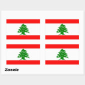 Trots Libanees - Trots Libanees te zijn - Libanon Rechthoekige Sticker (Vel)