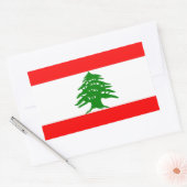 Trots Libanees - Trots Libanees te zijn - Libanon Rechthoekige Sticker (Envelop)
