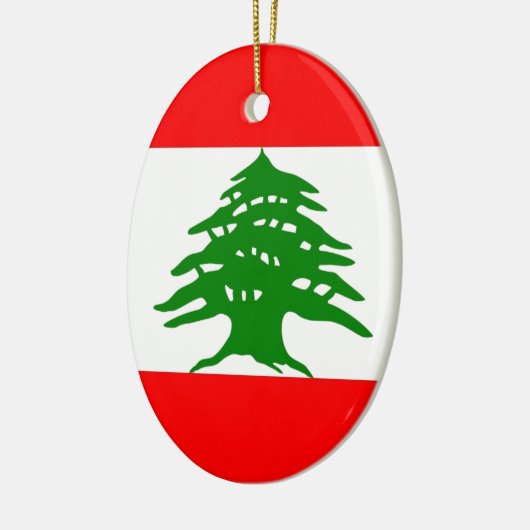 trots Libanees - trots om Libanees te zijn - Liban Keramisch Ornament (Links)