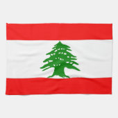 trots Libanees - trots om Libanees te zijn - Liban Theedoek (Horizontaal)