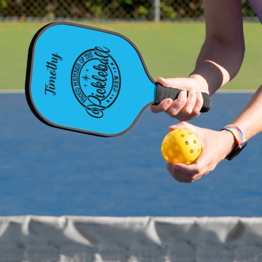Trots lid van de bewerkbare naam Pickleball Crew Paddle (Insitu)