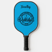 Trots lid van de bewerkbare naam Pickleball Crew Pickleball Paddle (Voorkant)