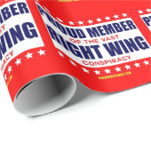 TROTS LID VAN DE ENORME RECHTSE SAMENZWERING CADEAUPAPIER (Rol Hoek)