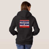 TROTS LID VAN DE ENORME RECHTSE SAMENZWERING HOODIE (Achterkant volledig)