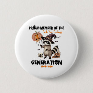 Trots lid van de FCK Your Feelings Generatie X Ronde Button 5,7 Cm