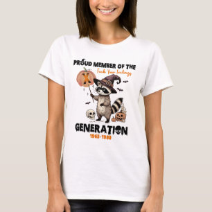 Trots lid van de FCK Your Feelings Generatie X T-shirt
