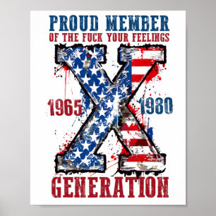 Trots lid van de generatie Your Feelings X Poster