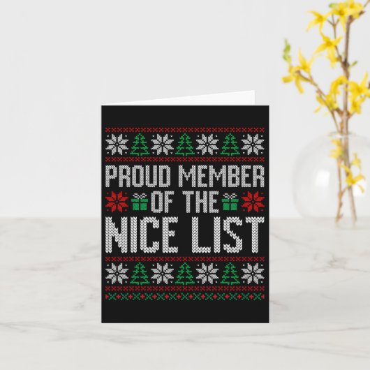 Trots lid van de lijst van Nice Kaart (Gele Bloem)