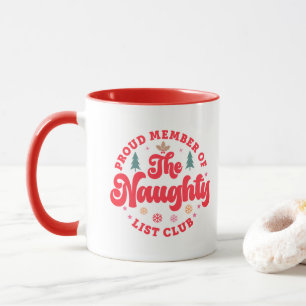 Trots lid van de Naughty List Club Christmas Mok
