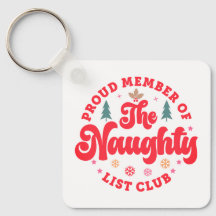 Trots lid van de Naughty List Club Christmas