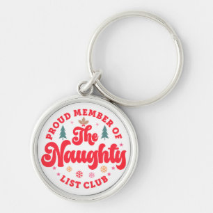 Trots lid van de Naughty List Club Christmas Sleutelhanger