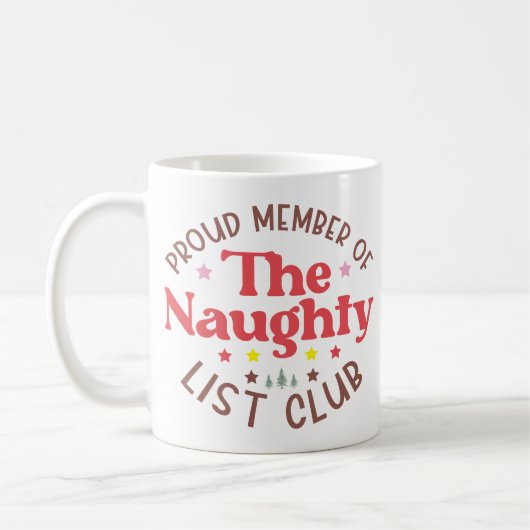 Trots lid van de Naughty List Club Koffiemok (Links)